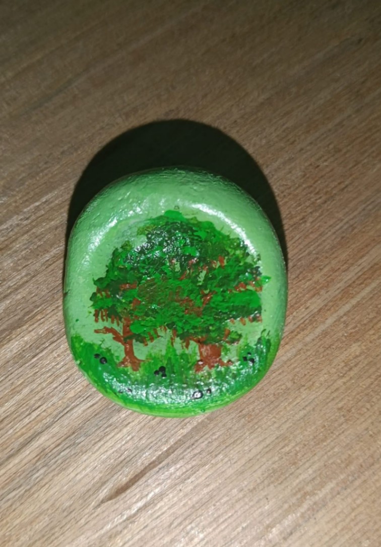 Forest Theme Custom Worry Stone🌿🌳