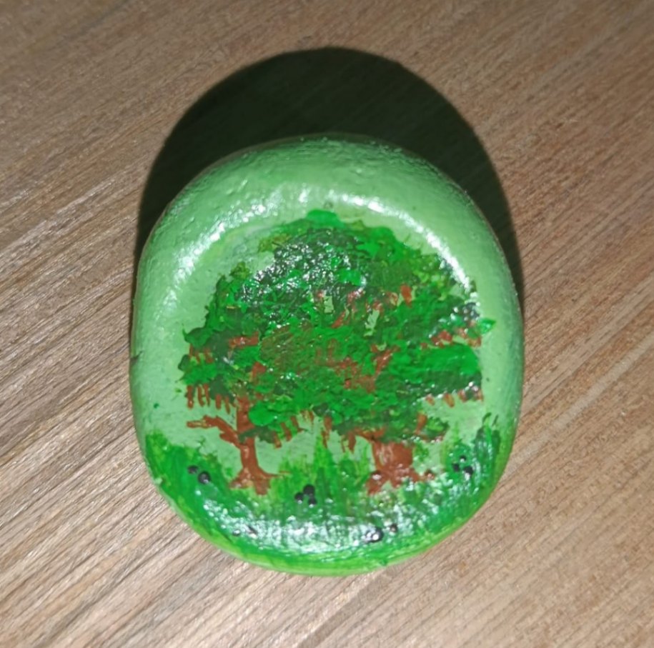 Forest Theme Custom Worry Stone🌿🌳 thumbnail 5