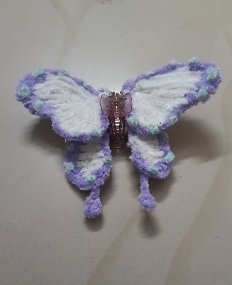 Shinobu Kochu Butterfly HairClip💜🤍💚 thumbnail 5