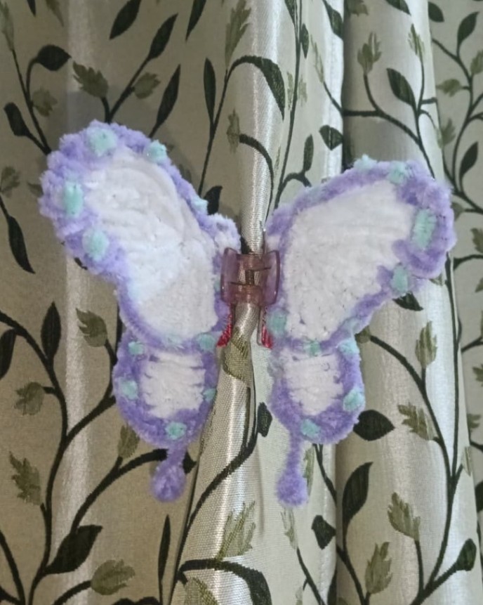Shinobu Kochu Butterfly HairClip💜🤍💚